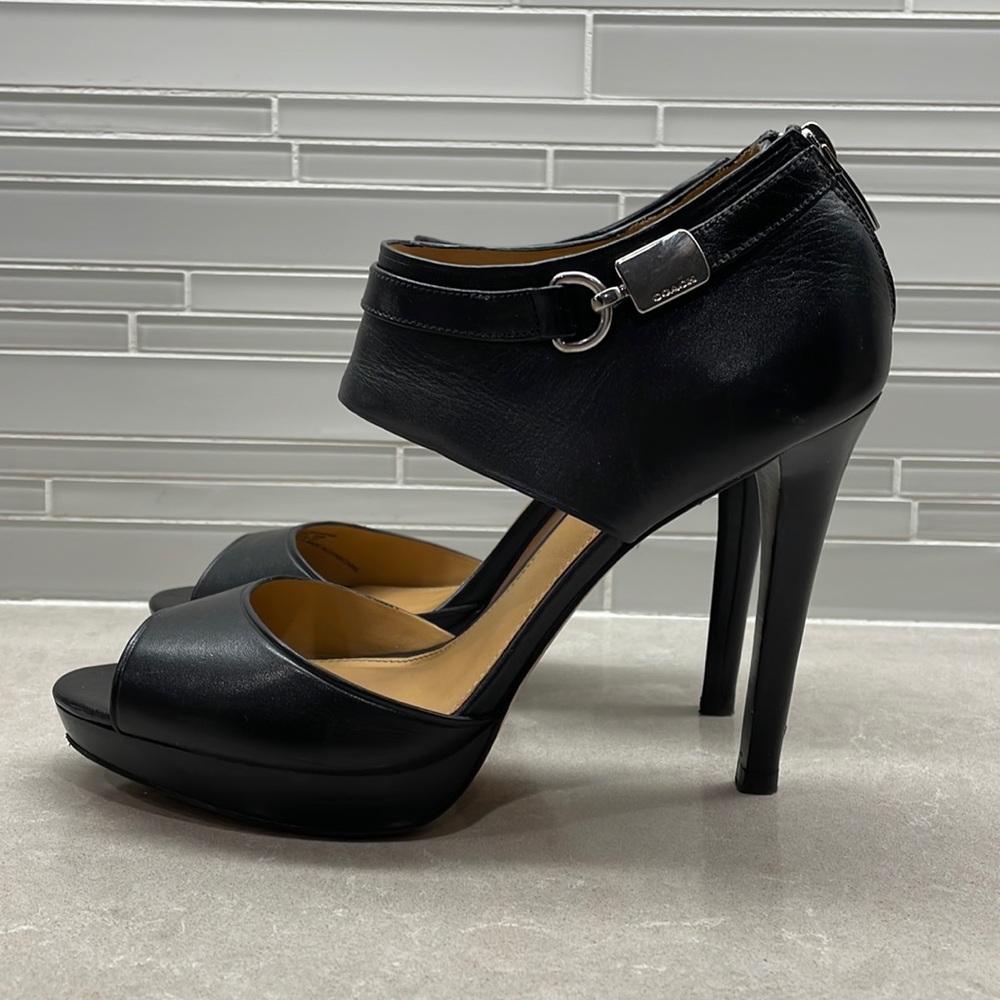 Coach Black Heels - size 7